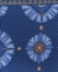 Double-Sided Printed Silk Pocket Square, Blue, swatch